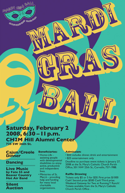  mardi gras poster 