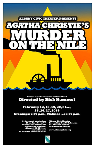  murder on the nile award winning poster 