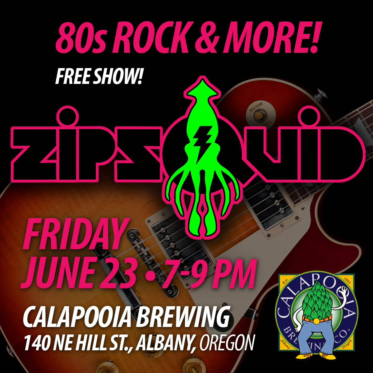 zipsquid rocks calapooia brewing on june 23 2023